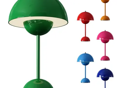 Table lamp Flowerpot V9 Rechargeable LED Portable Tradition 3D model