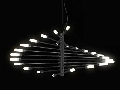 733247 Ragno Lightstar Pendant chandelier 3D model