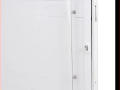 Wooden Single door  Low-poly 3D model