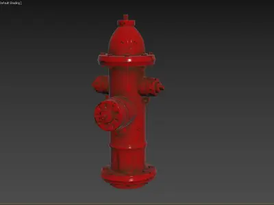 Fire hydrant 3D model 38