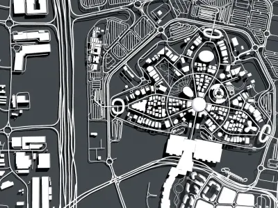 Cityscape Dubai EXPO 2020 United Arab Emirates 3D model