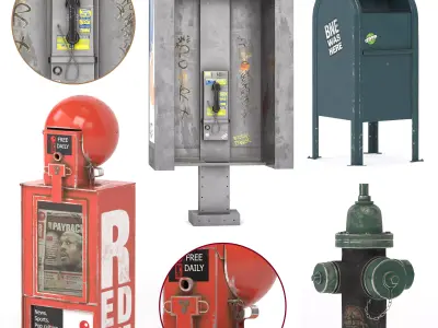 street equipment vol 01 3D model