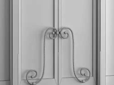 Entrance door 01 3D model