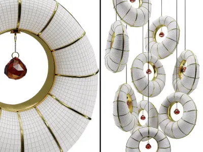 Crystal Chandelier Collection 005 3D model