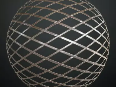 Pattern Metal Weave Transparent PBR Seamless Texture purchase