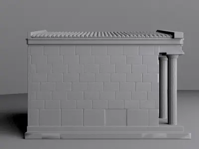 Ancient Greek Temple Free 3D print model purchase