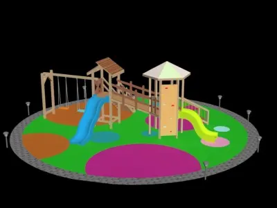 Child park 3D model