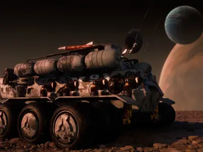 Fast Intervention Rover 3D model