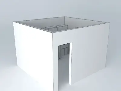 ewigeorkut cube with window Free 3D model