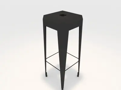 Collection Bar Stool 4 3D Model Pack