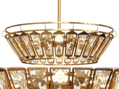  TIARET Chandelier by Lalume 3D model