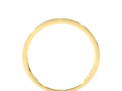 Light Minimalist Diamond Ring 3D print model