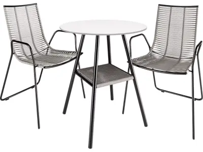 Elba table and chair 3D model