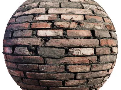 Texture PBR Brick Wall 01  Texture