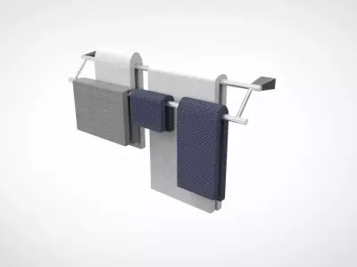 Towel Rack 3 3D model