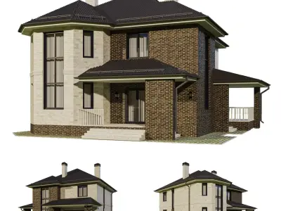 House 1 3D model get