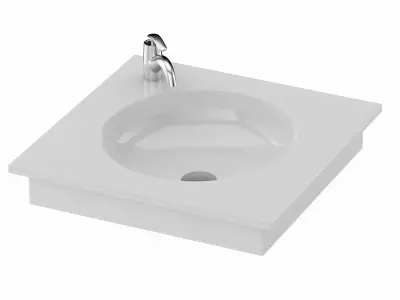 TOTO SELF RIMMING LAVATORY 3D model