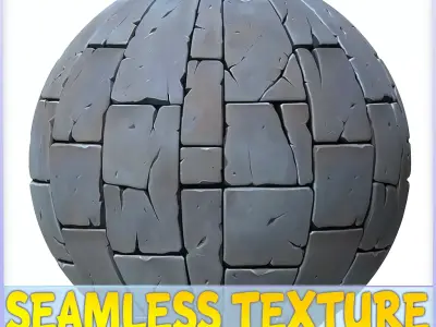 Stylized Stone Floor Seamless Texture Texture get
