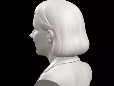Millie Bobby Brown Bust 3D print model