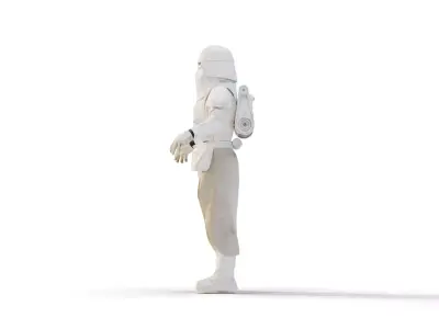 Snowtrooper - Star Wars Low-poly 3D model