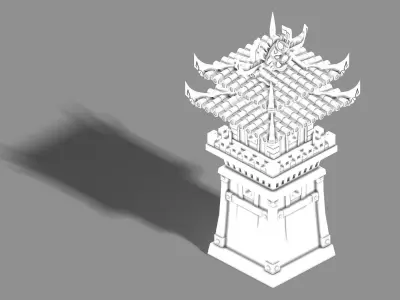 Game Gang Construction - Arrow Tower 3D model