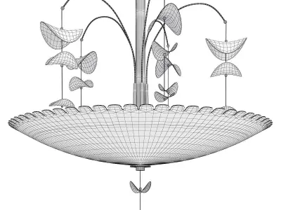 Hudson Valley Paavo Chandelier Low-poly 3D model