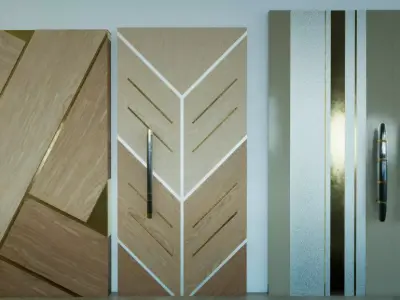 Modern Door Design 3D model