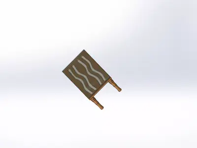 Wooden Table 3D MODEL 3D print model