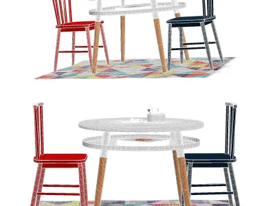 Furniture Study And Play For Kids 3D model