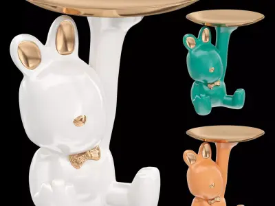 MagiDeal Rabbit Figurine Crafts Keys 3D model
