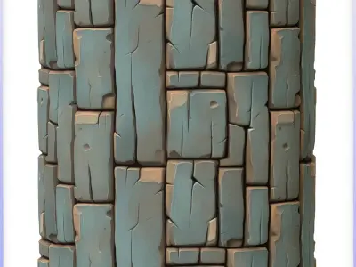 Stylized Stone Floor Seamless Texture Texture 7