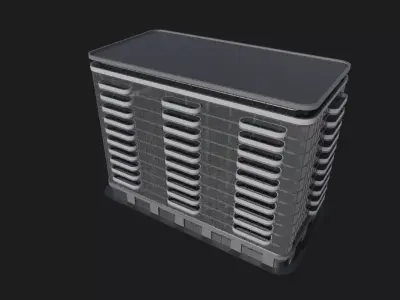 Glasswave Tower 3D model