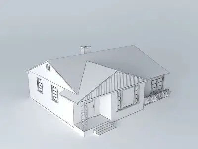 Tract House Free 3D model