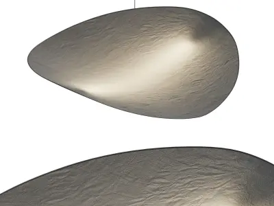 Tense Pendant Lamp Low-poly 3D model