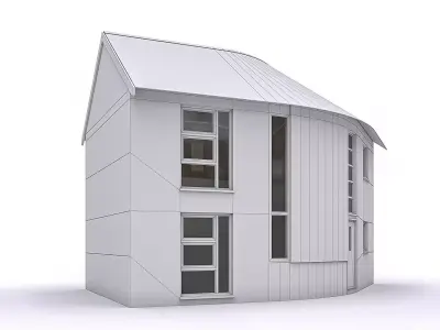 Townhouse 06 Low-poly 3D model purchase
