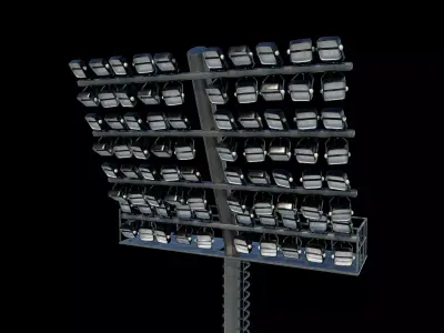 Stadium Light Tower 03  3D model