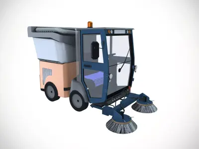 Street Sweeper 3D model