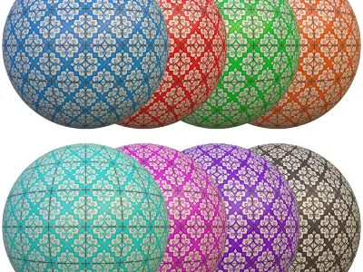 tile patterned 133-seamless-4k-pbr Texture