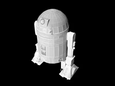 Robot r2d2  3D model