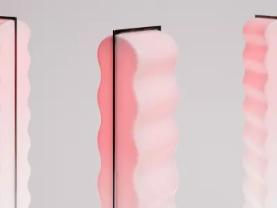 Cometa Floor Lamp Low-poly 3D model