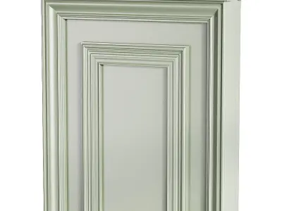 Modern entrance door 20 3D model