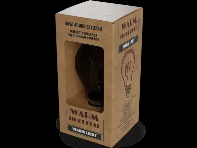 Light bulbs Incandescent Light Bulb Low-poly 3D model