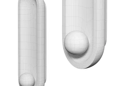 CB2 Goop Roxane Wall Lamp 3D model