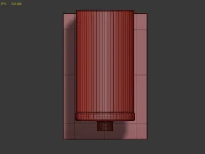 Wall Lamp LOFT HOUSE W-115 3D model