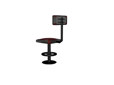 Slot Machine Scene with individual assets Low-poly 3D model