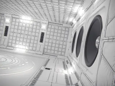 Virtual Boombox Studio 36 PBR 3D model