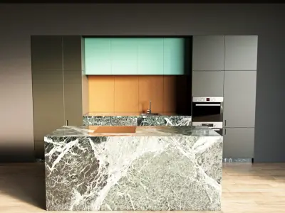 45-Kitchen9 matte 4 3D model