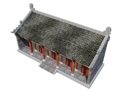 Japan Ancestral Hall 3D model