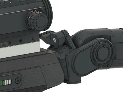 Major West Assembling Pistol Rifle Lost in Space 1998 3D print model