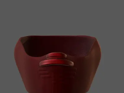 Gas mask helmet 3d model scifi Low-poly  Low-poly 3D model 116